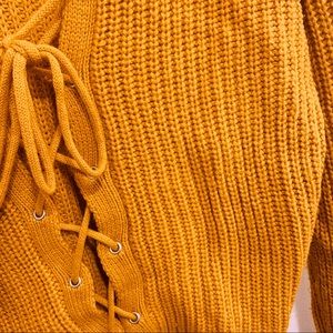 Slouchy Mustard Sweater